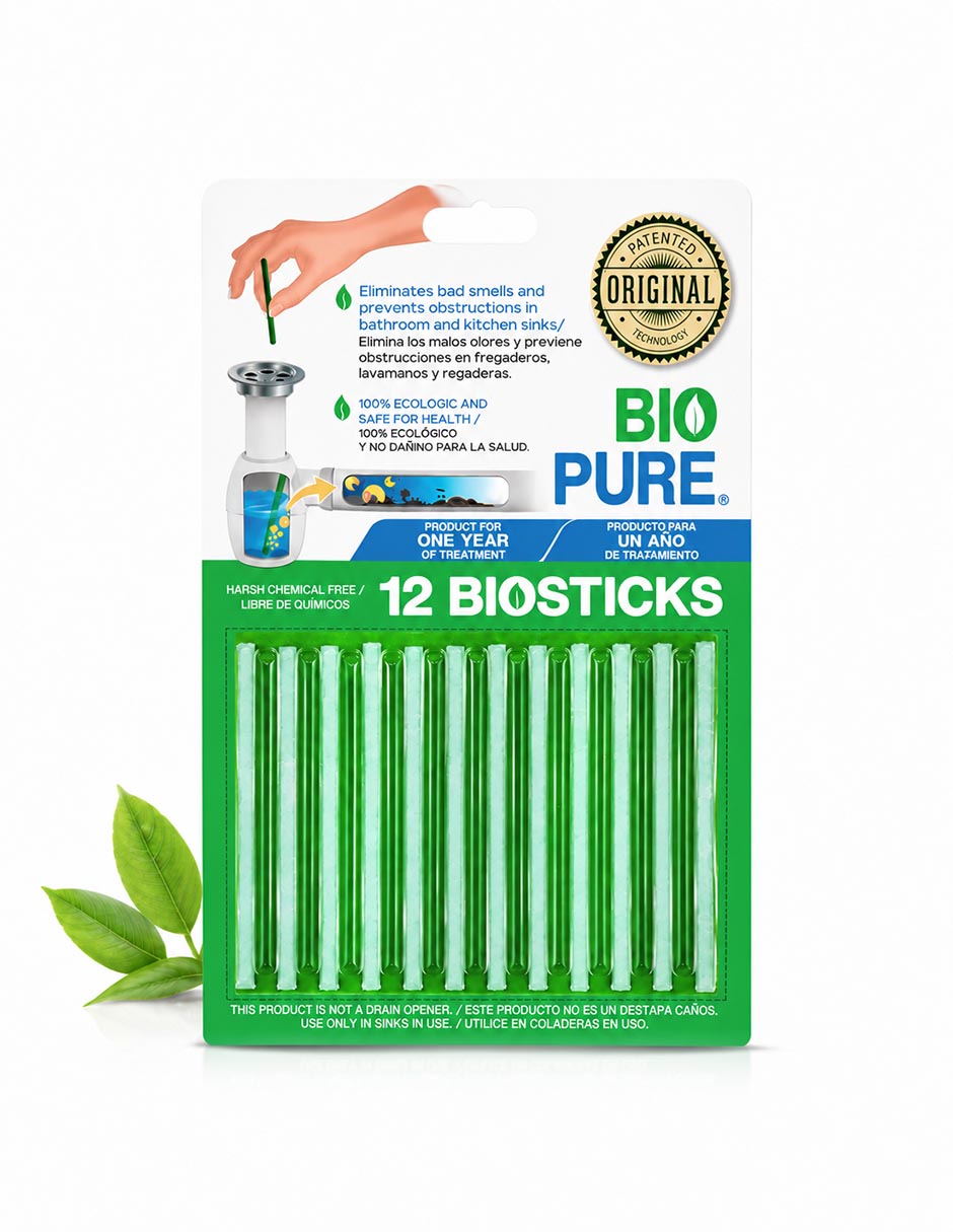Limpiador contra malos olores biosticks Limpiador contra malos olores biosticks