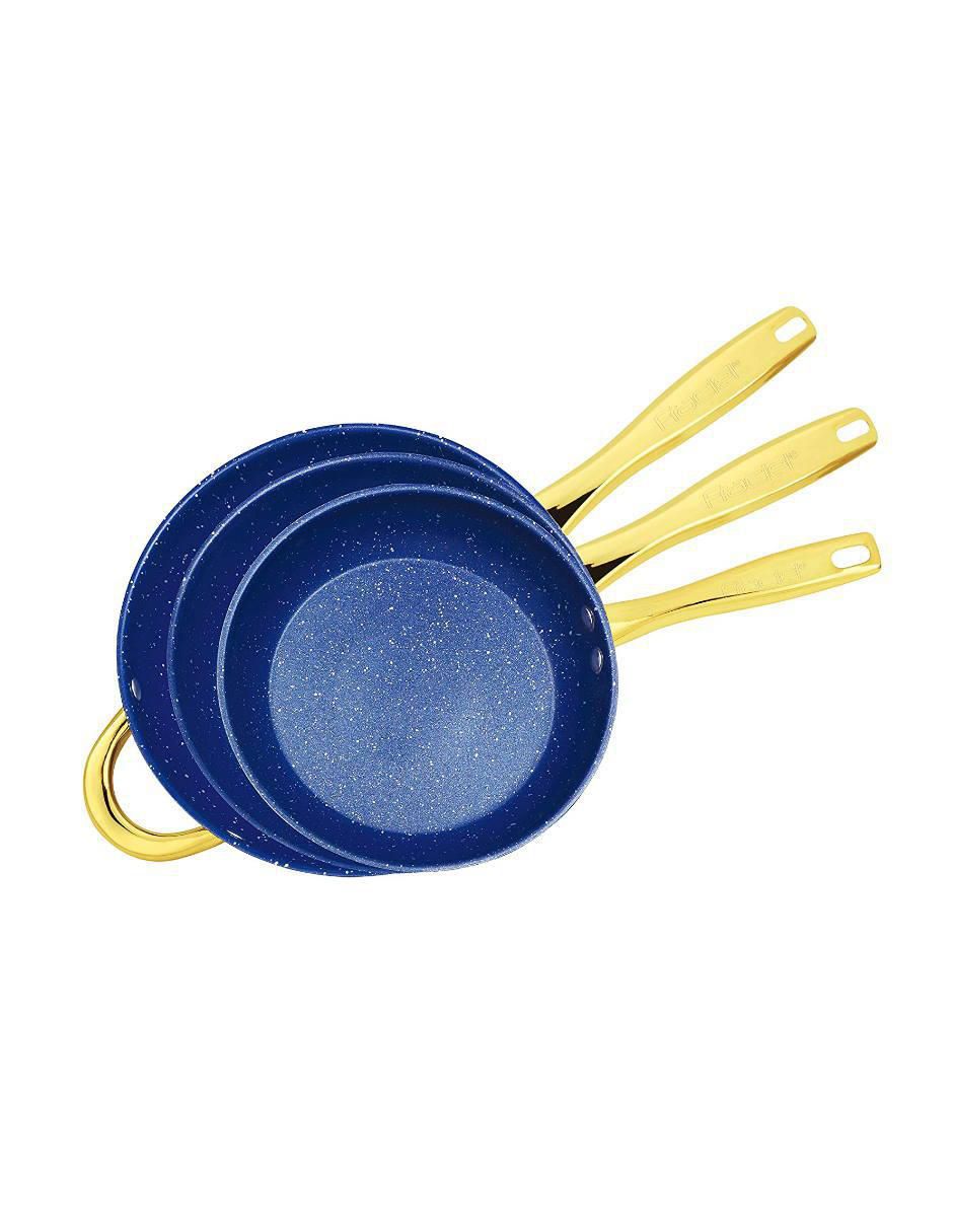 Set de sartenes Fraciel de acero inoxidable 3 piezas