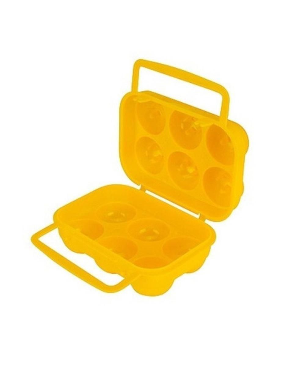 Porta huevo de plástico 6 piezas 3