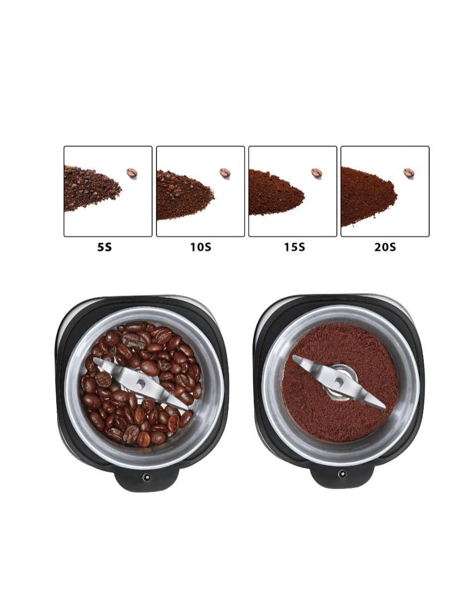Molino para café Aicok de acero inoxidable