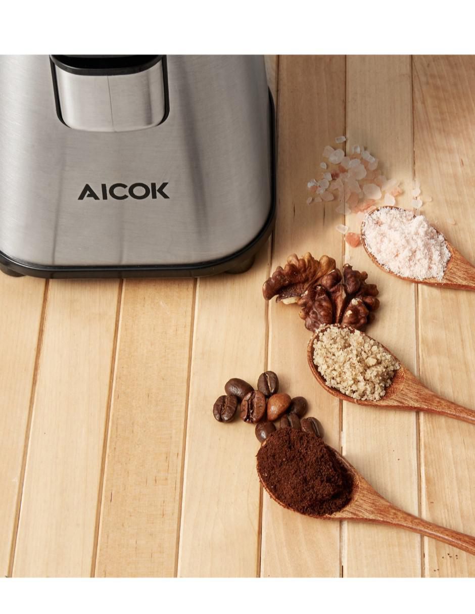 Molino para café Aicok de acero inoxidable