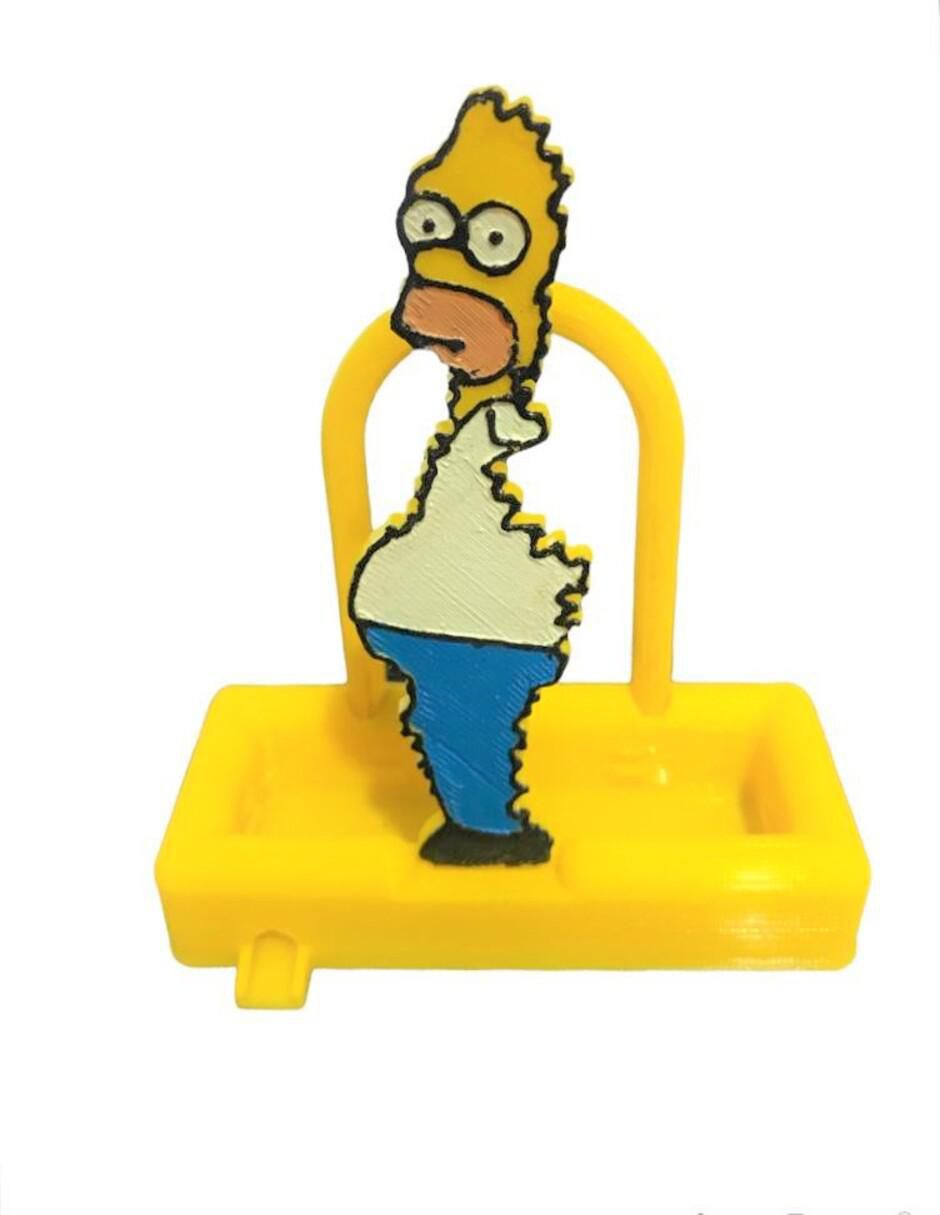 Porta esponja Homero de plástico 2