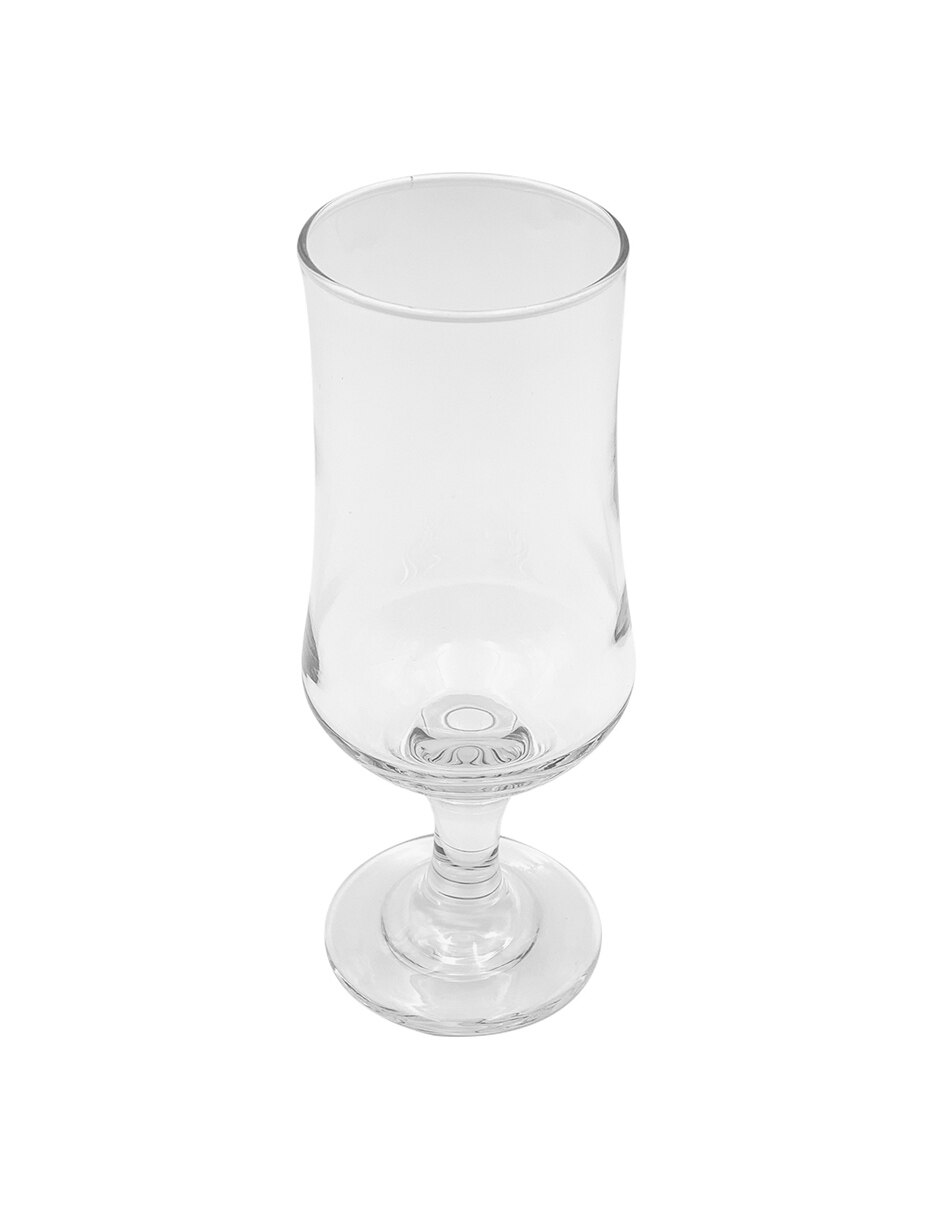 Set de vasos para cerveza de cristal con 6 piezas
