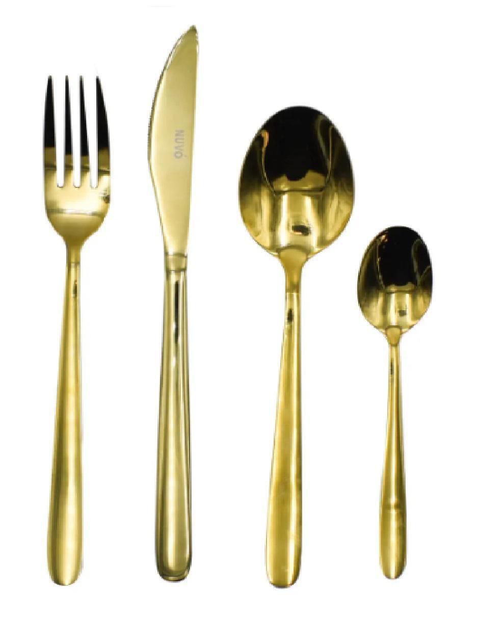 Set cubiertos dubaí de acero inoxidable 16 piezas Set cubiertos dubaí de acero inoxidable 16 piezas