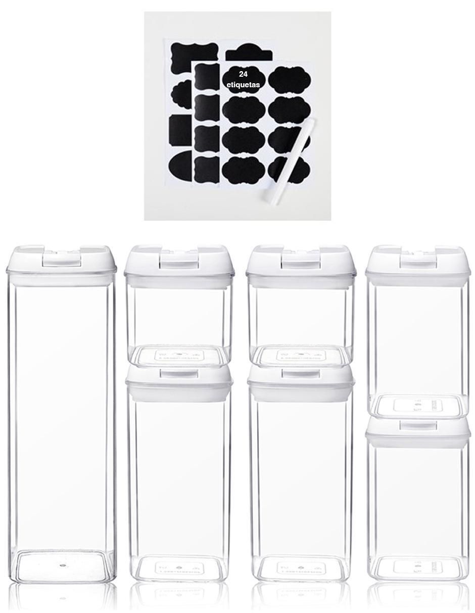 Set contenedores Brandtrendy de plástico 7 piezas 1
