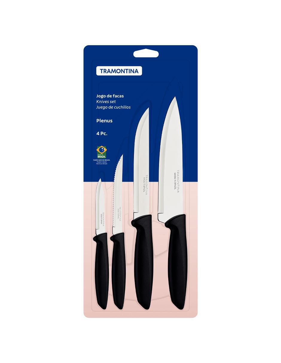 Set de cuchillos multiusos Tramontina plenues 6 piezas