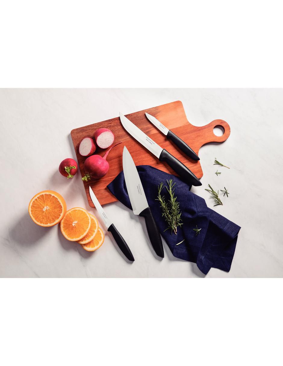 Set de cuchillos multiusos Tramontina plenues 6 piezas