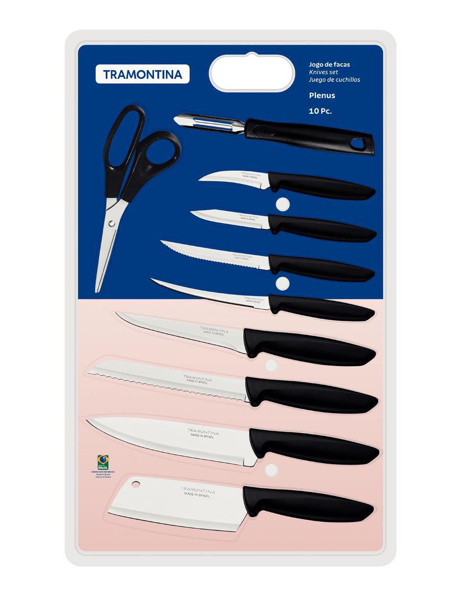 Set de cuchillos multiusos plenus 15 piezas