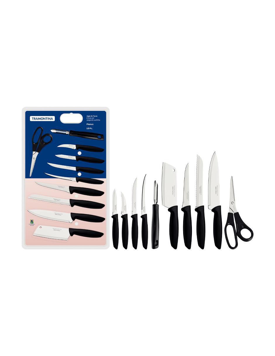 Set de cuchillos multiusos plenus 15 piezas
