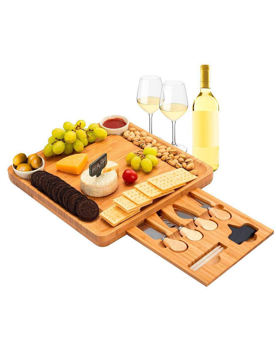 Tabla para queso de bambú 2