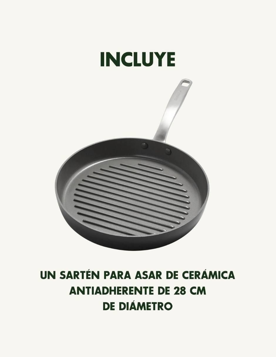 Sartén grill Greenpan Chatham de cerámica