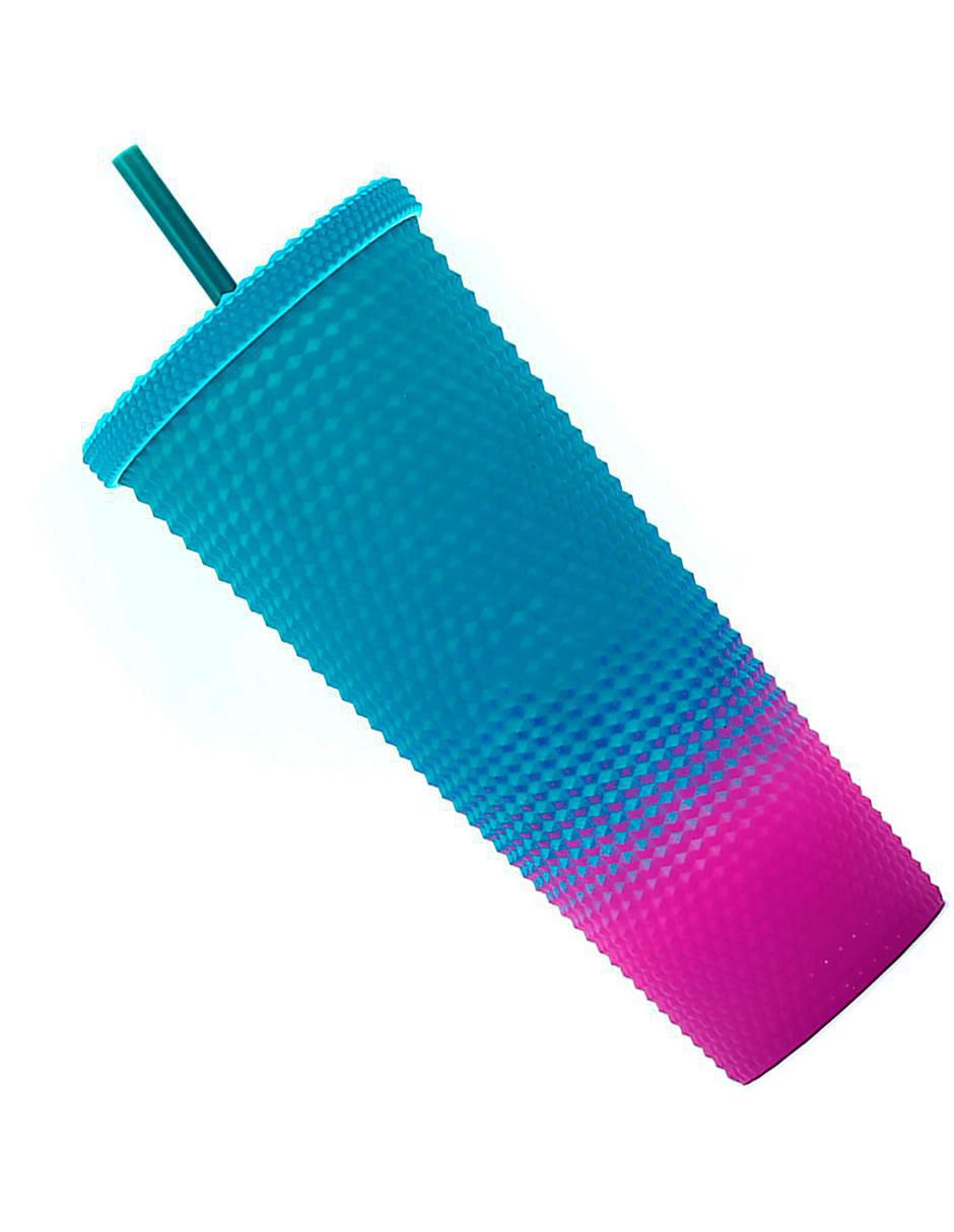 Vaso con tapa y popote 2