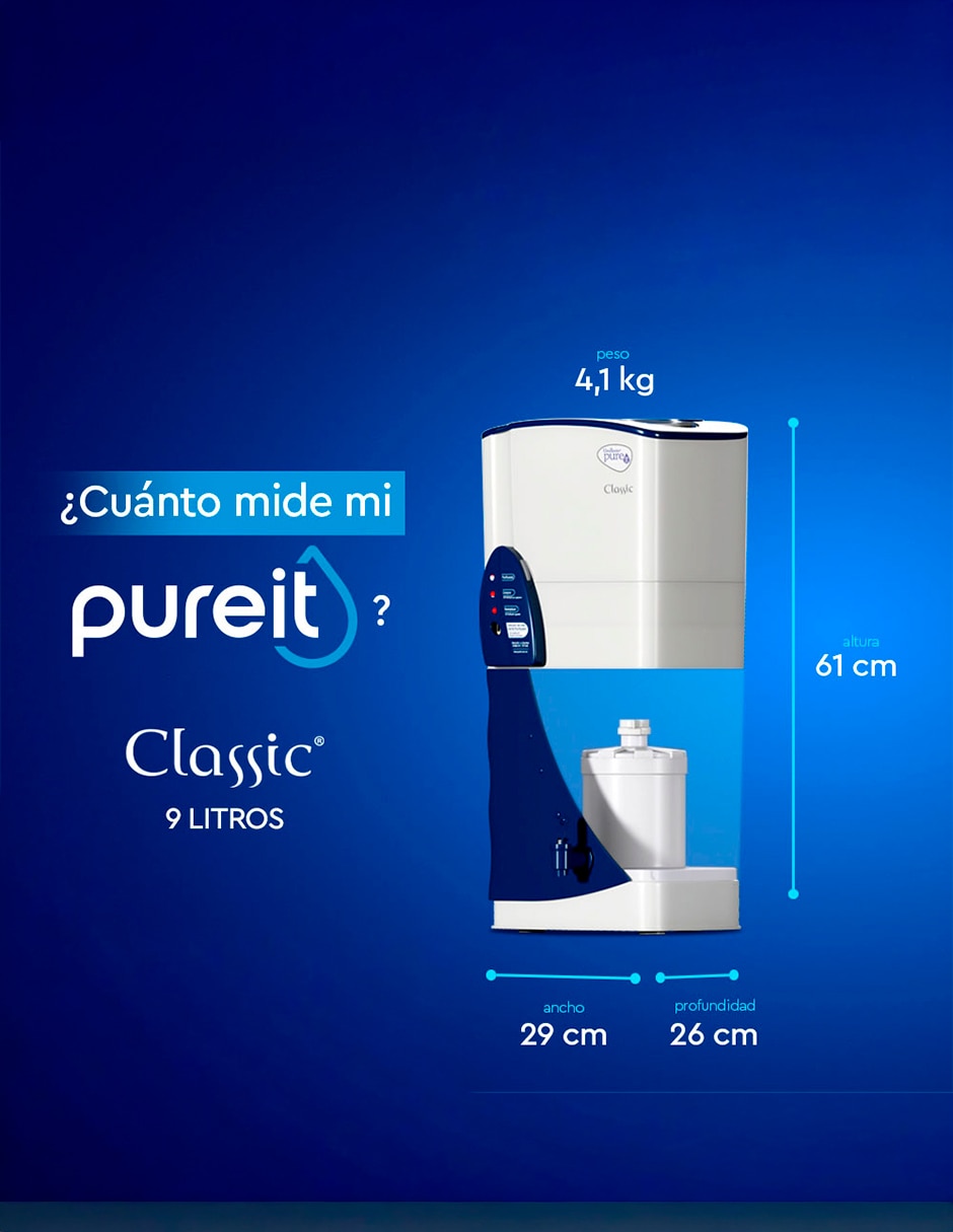 Purificador de agua Pure It 9L Classic