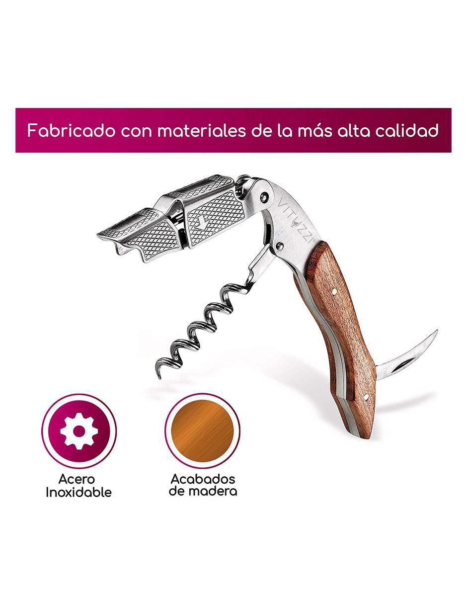 Sacacorchos con forma de T de acero inoxidable 4