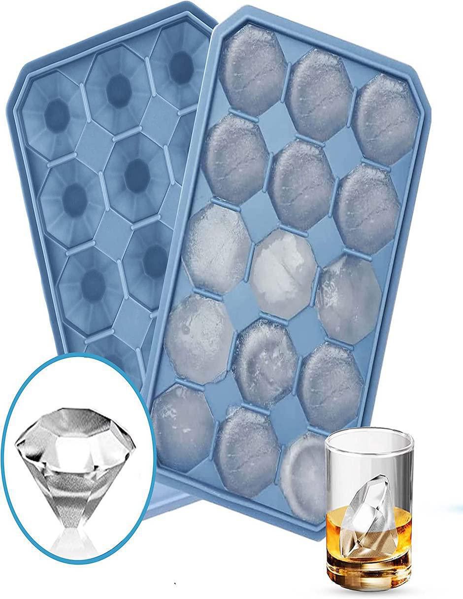 Molde para hielos silicón geométrica 2