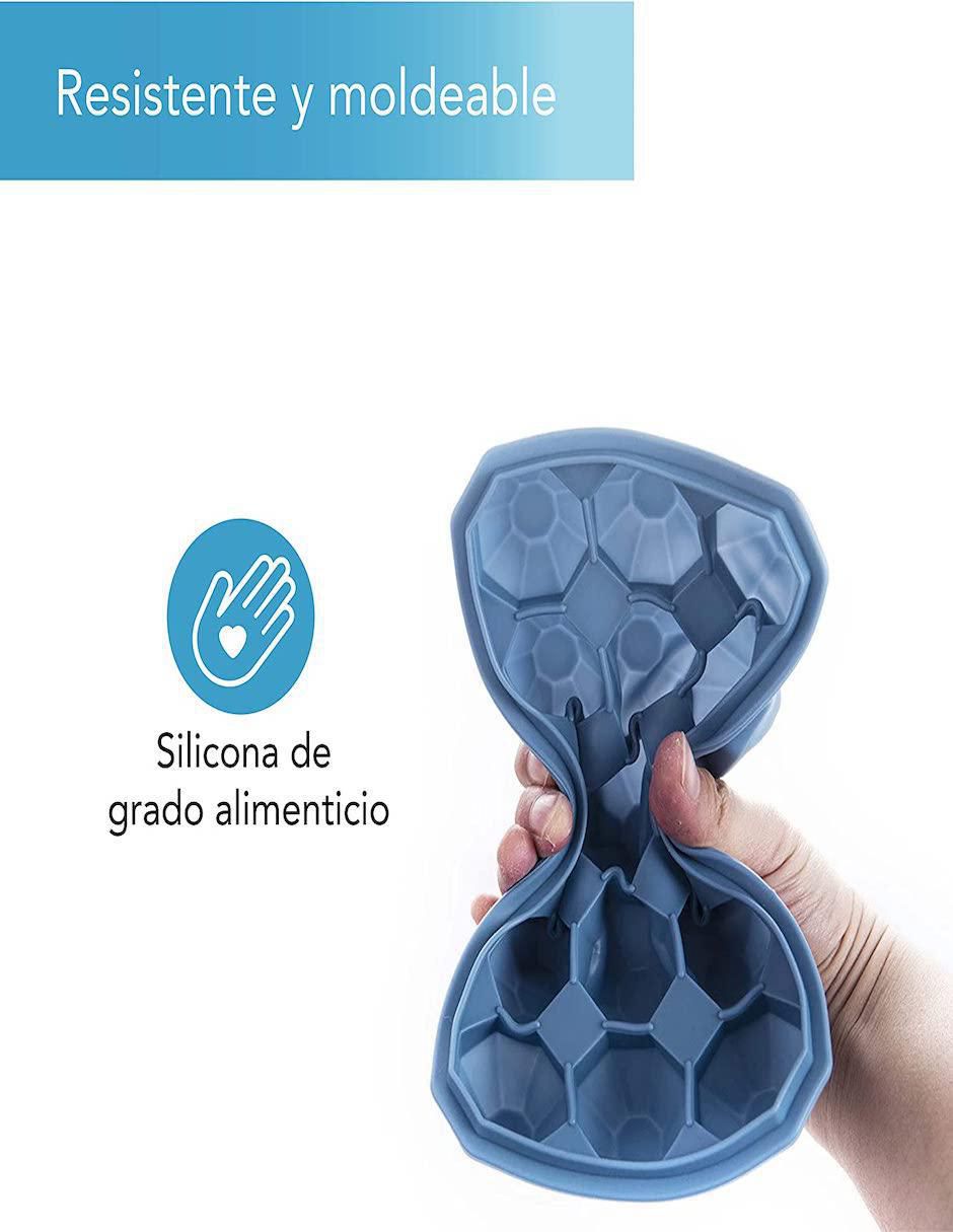Molde para hielos silicón geométrica 5
