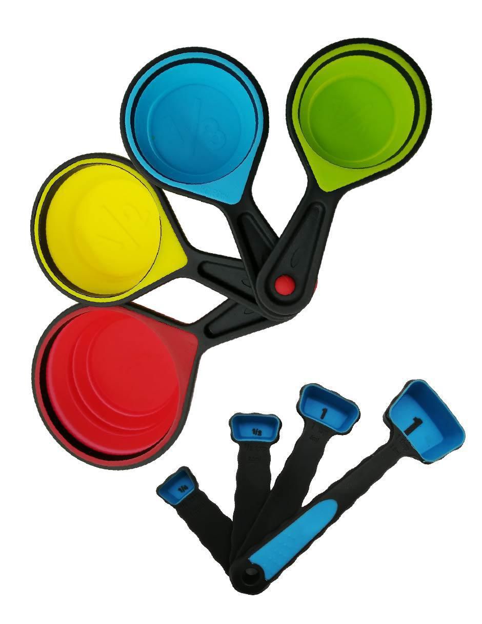 Set cucharas medidoras Rd Royal Cook de silicón 8 piezas