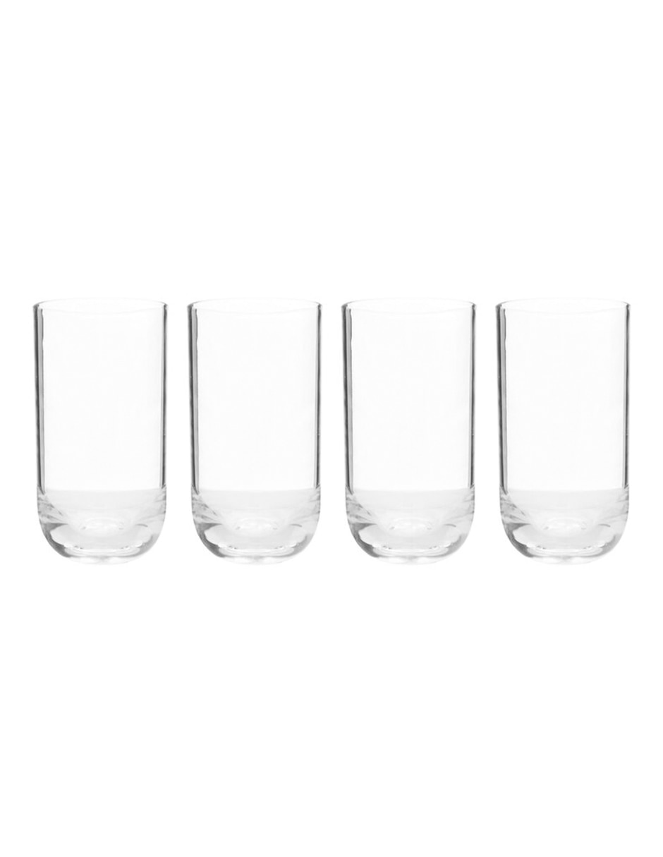 Set de vasos para agua con 4 piezas
