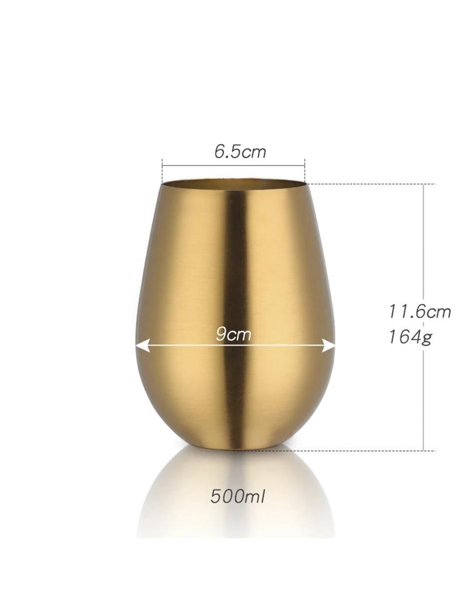 Set vasos Aurelia Mx Ovum con 4 piezas
