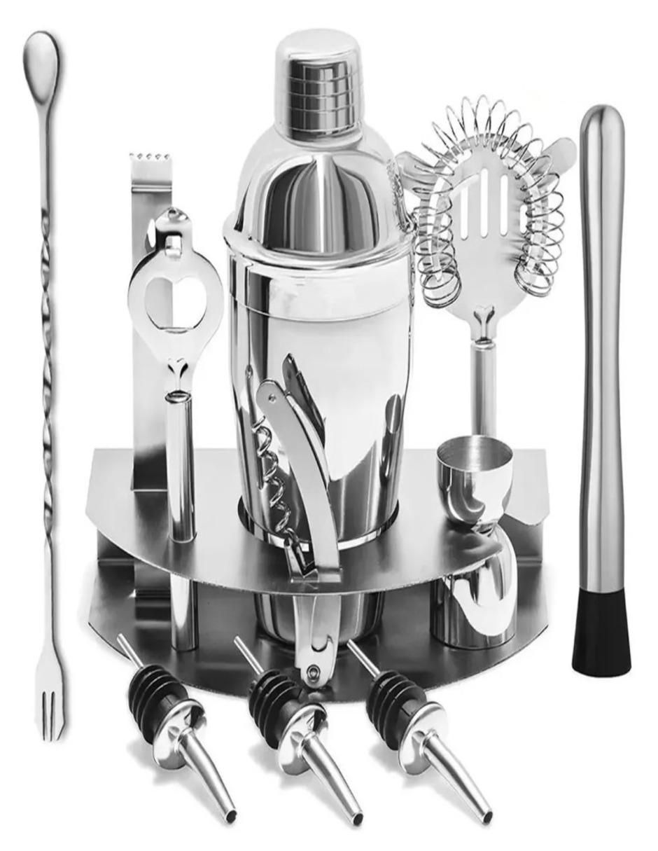 Set bar de acero inoxidable