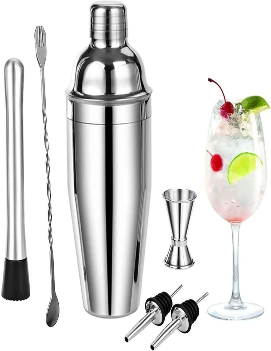 Set bar Cantinero y Barista de acero inoxidable