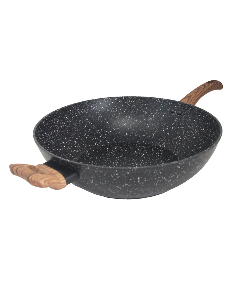 Sartén Wok Wok de aluminio forjado 2