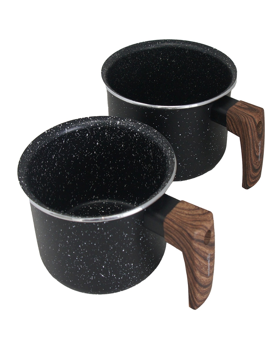 Set pocillo de aluminio forjado 2