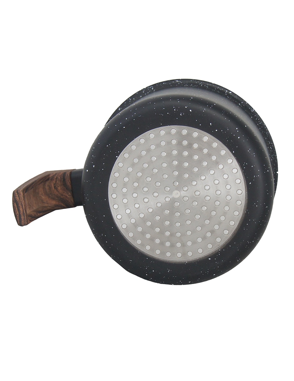 Set pocillo de aluminio forjado 4