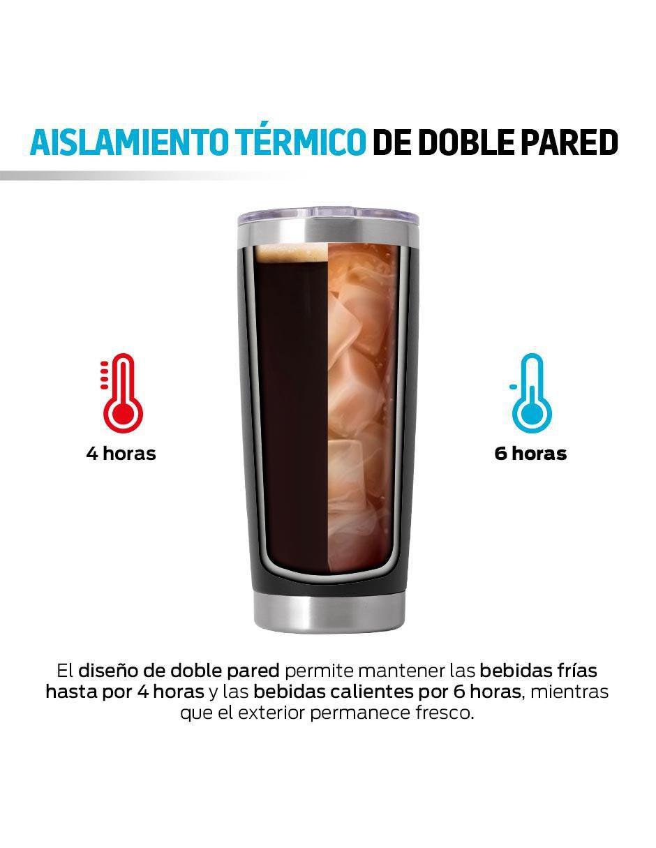 Vaso térmico de acero inoxidable con tapa flip top 3