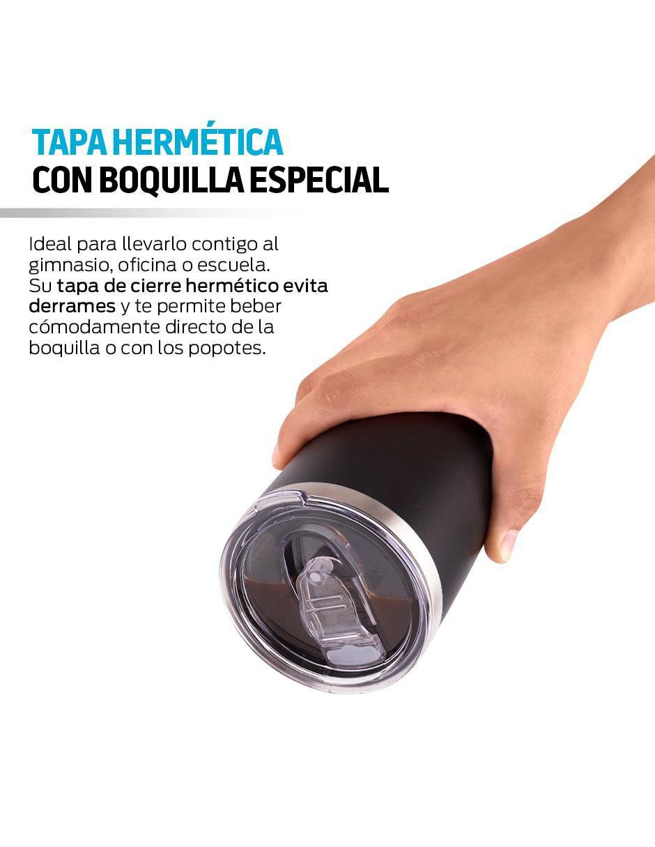Vaso térmico de acero inoxidable con tapa flip top 4