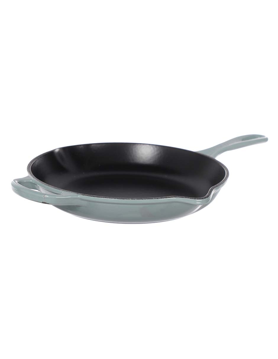 Sartén con tapa Le Creuset Sea Salt de hierro fundido