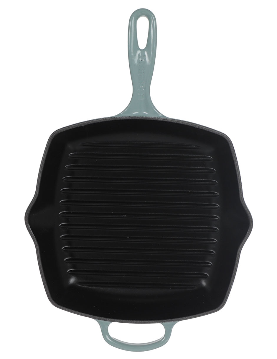 Sartén grill con tapa Sea Salt de hierro fundido 2