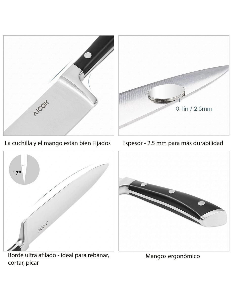 Set de cuchillos multiusos 6 piezas 6