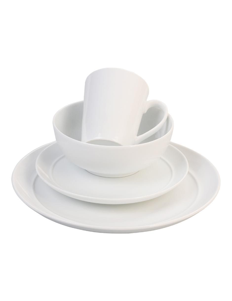 Vajilla cerrada classic de porcelana 4