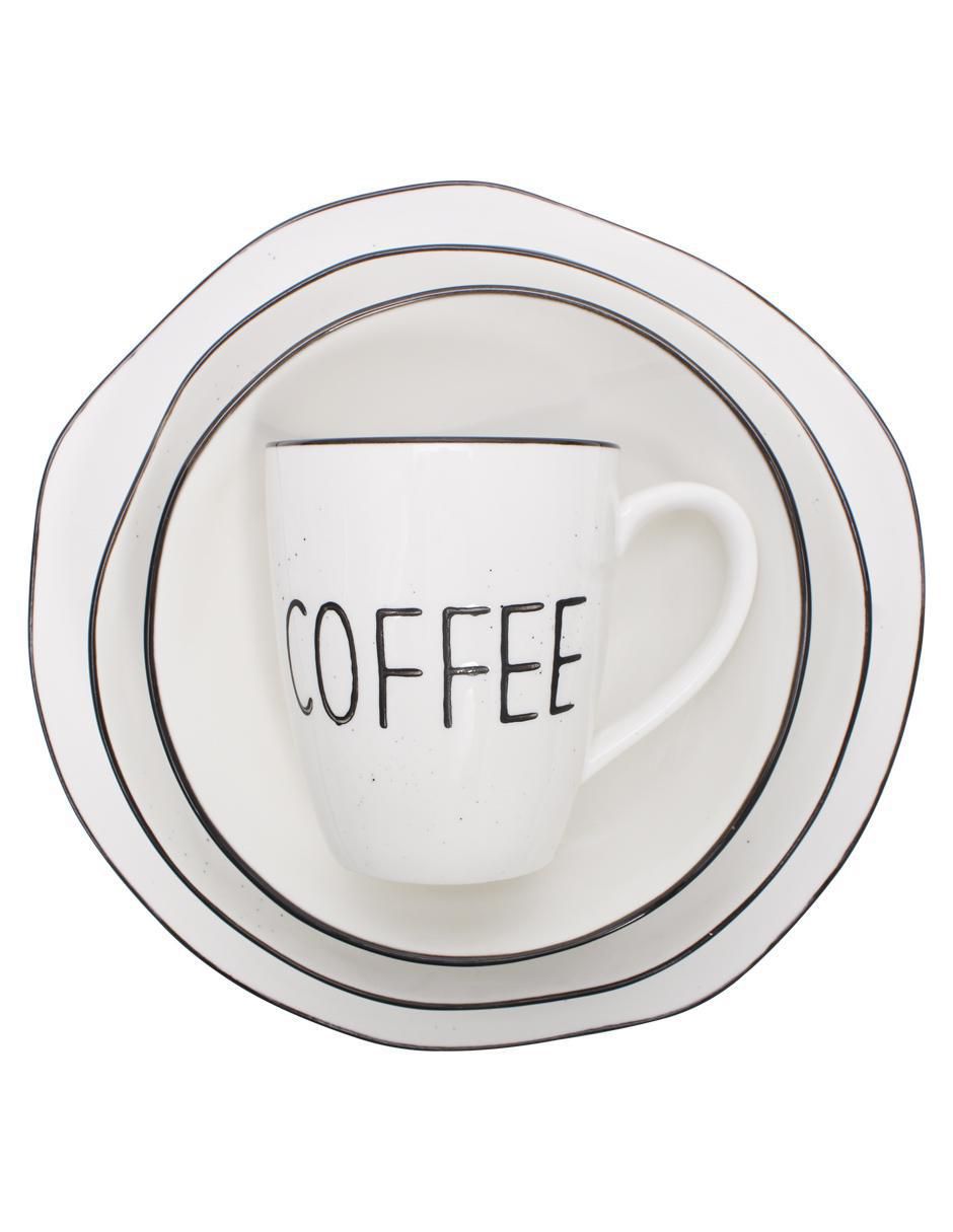 Vajilla cerrada modern de porcelana para 4 personas 4
