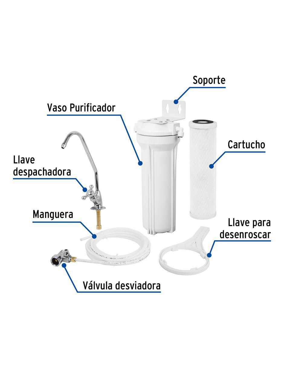 Filtro purificador de agua Truper Pura-P3