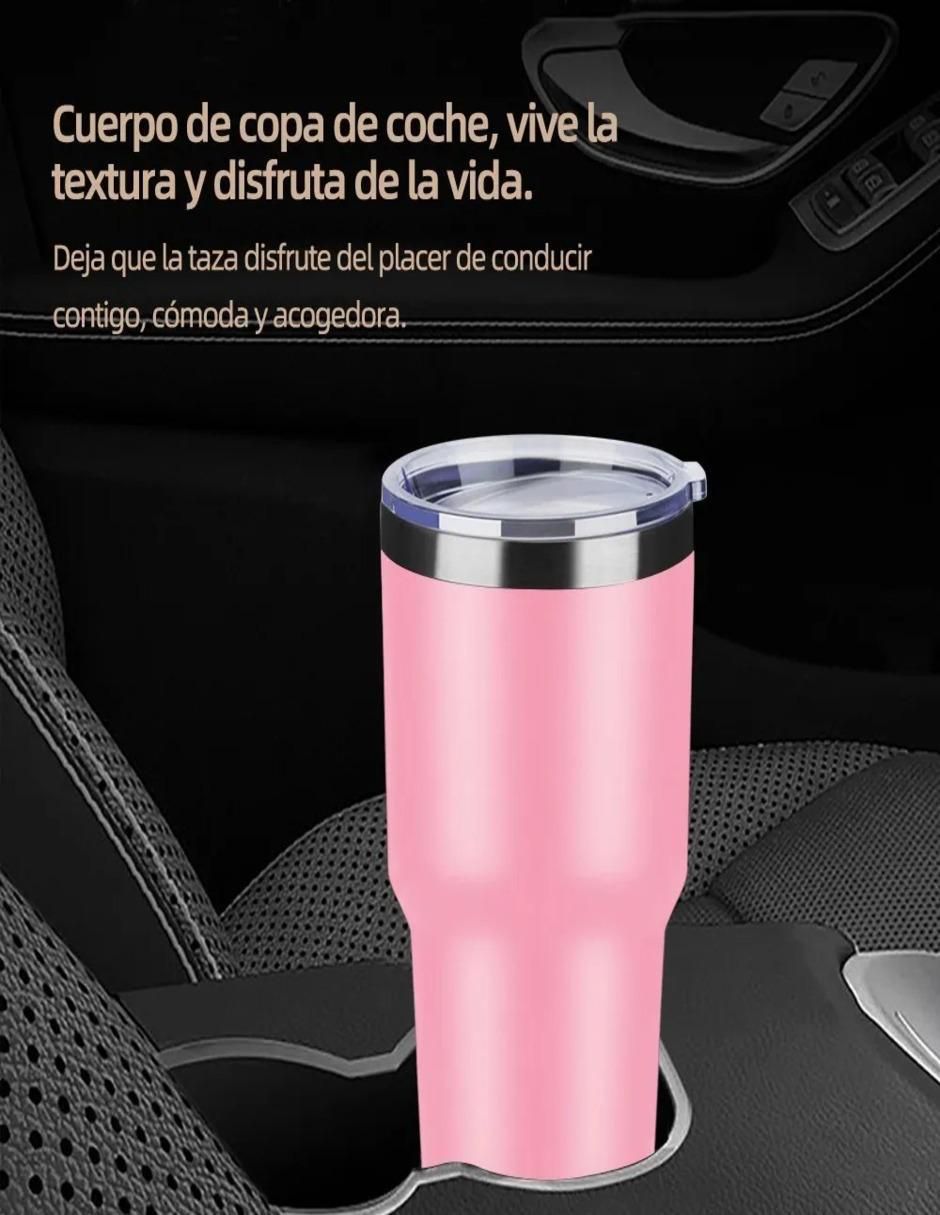 Termo de acero inoxidable con tapa doble rosca 2