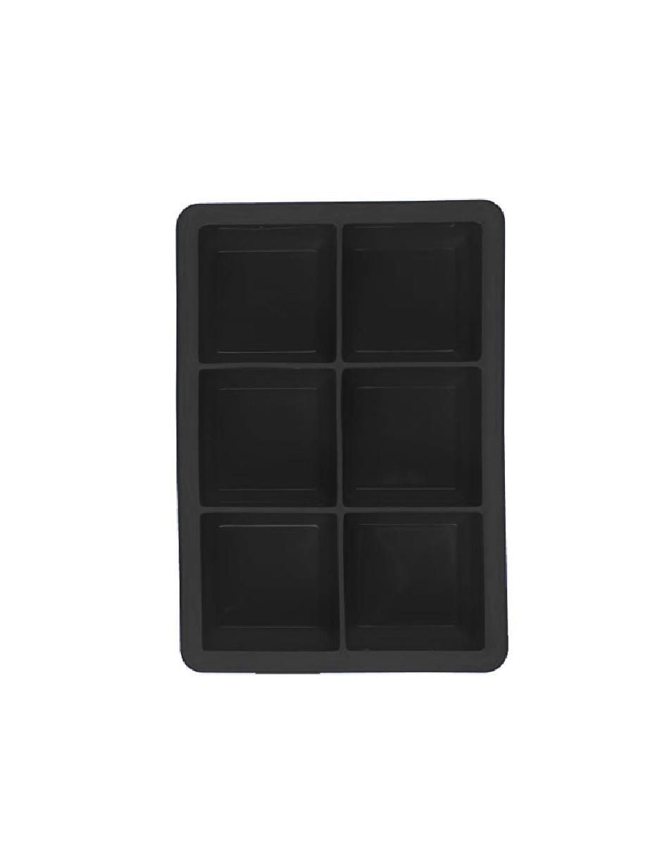 Molde para hielos silicón rectangular