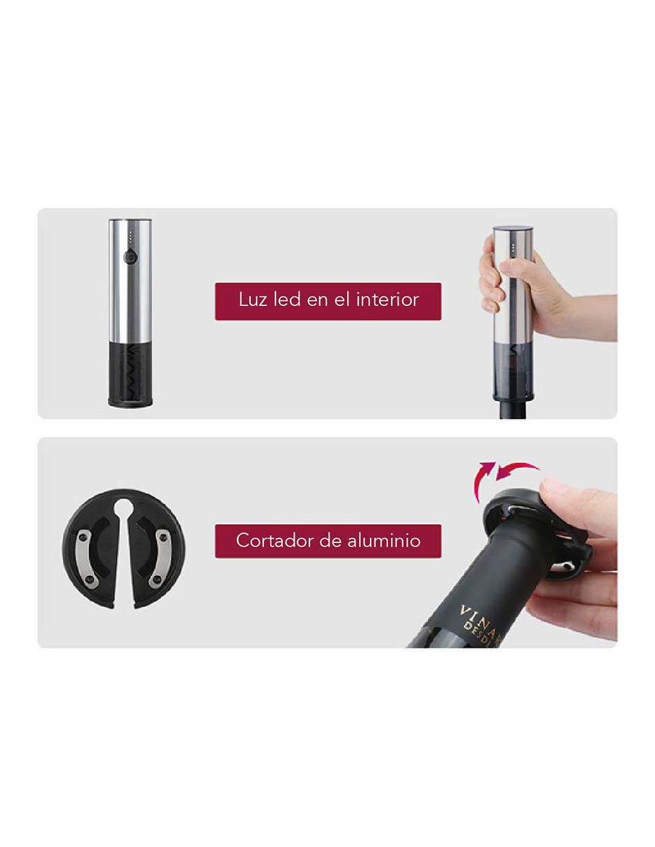 Sacacorchos eléctrico de plástico 2