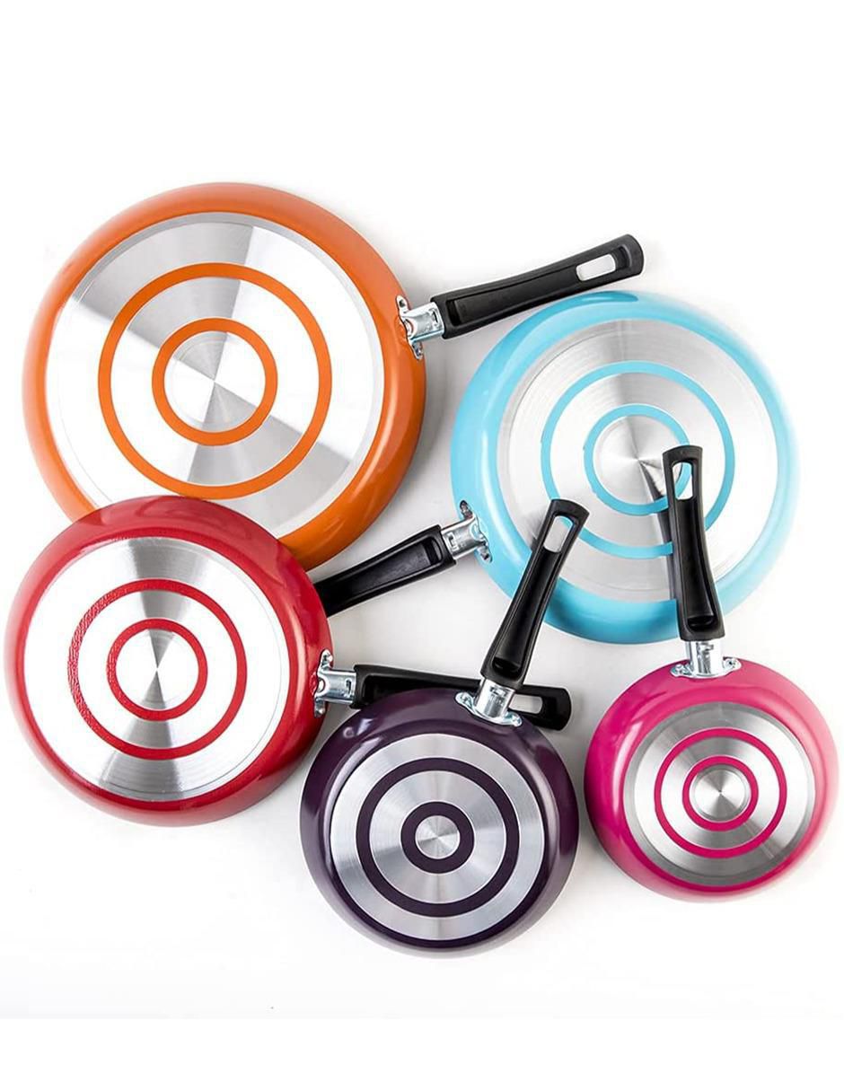 Set de sartenes Fashion Cook de aluminio 6 piezas