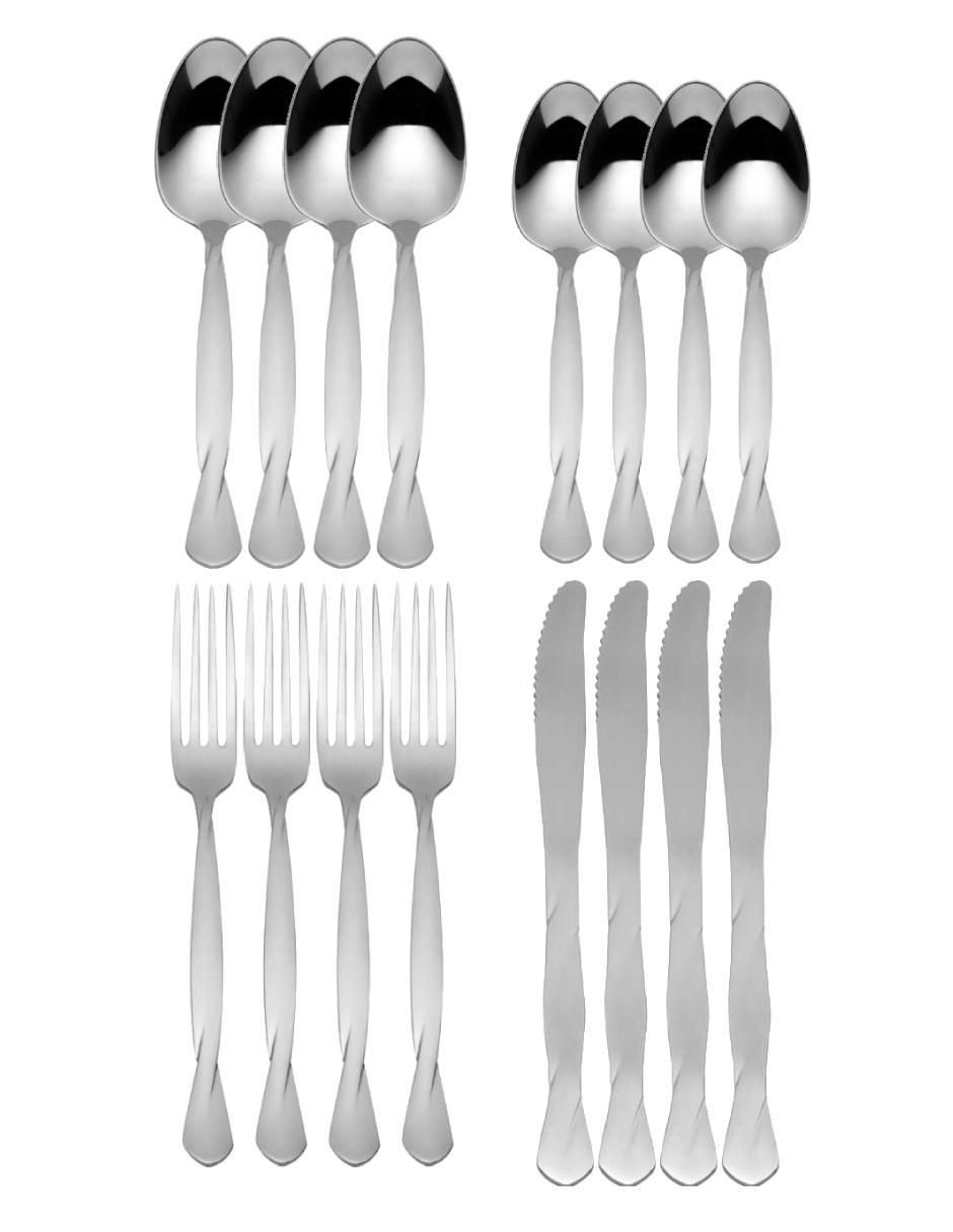 Set cubiertos althea de acero inoxidable 16 piezas Set cubiertos althea de acero inoxidable 16 piezas