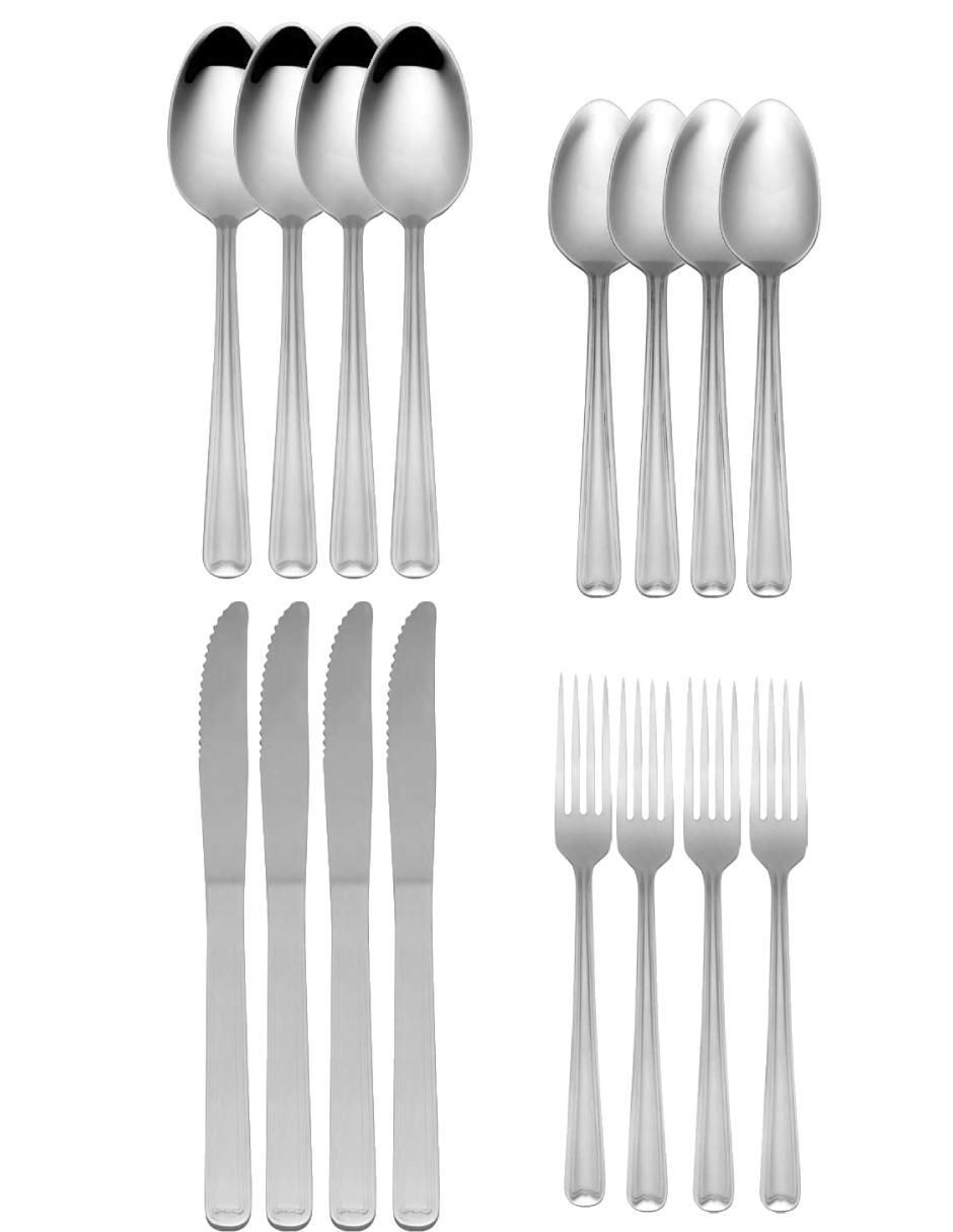 Set cubiertos aries de acero inoxidable 16 piezas Set cubiertos aries de acero inoxidable 16 piezas