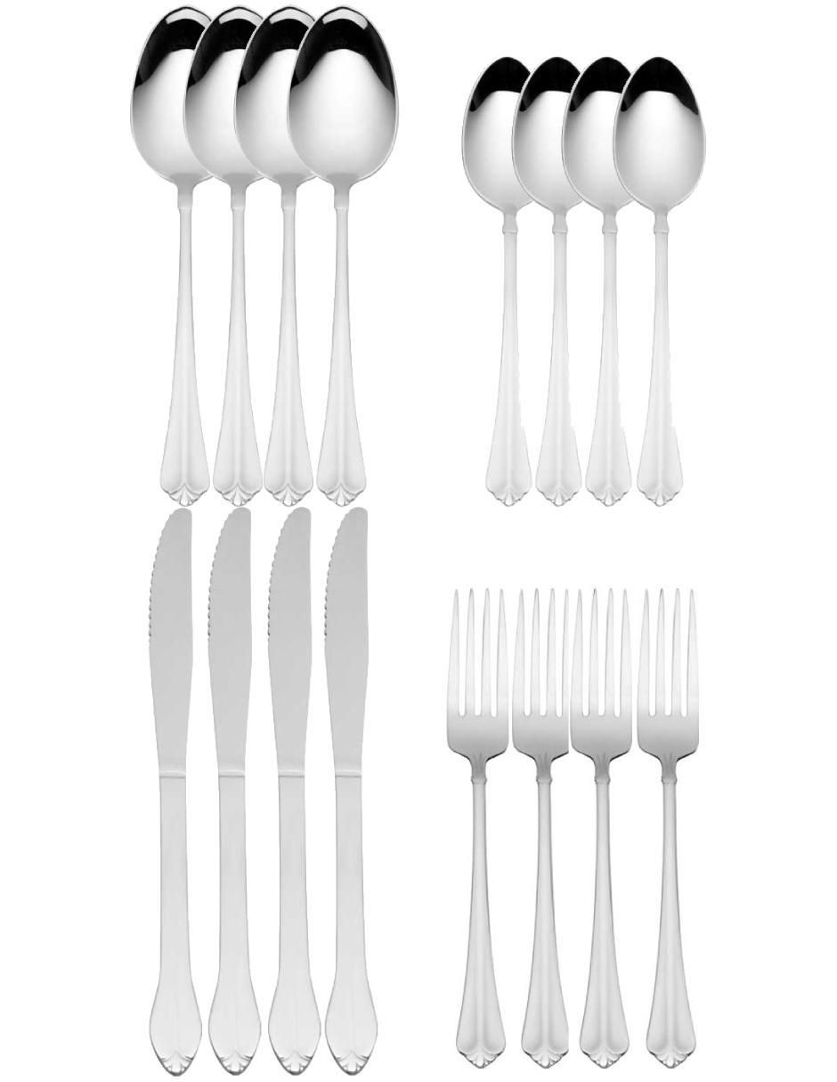 Set cubiertos odessa de acero inoxidable 16 piezas Set cubiertos odessa de acero inoxidable 16 piezas