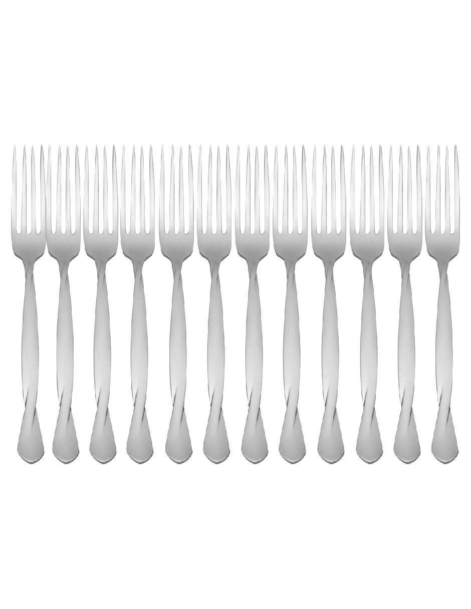 Set cubiertos de acero inoxidable 12 piezas