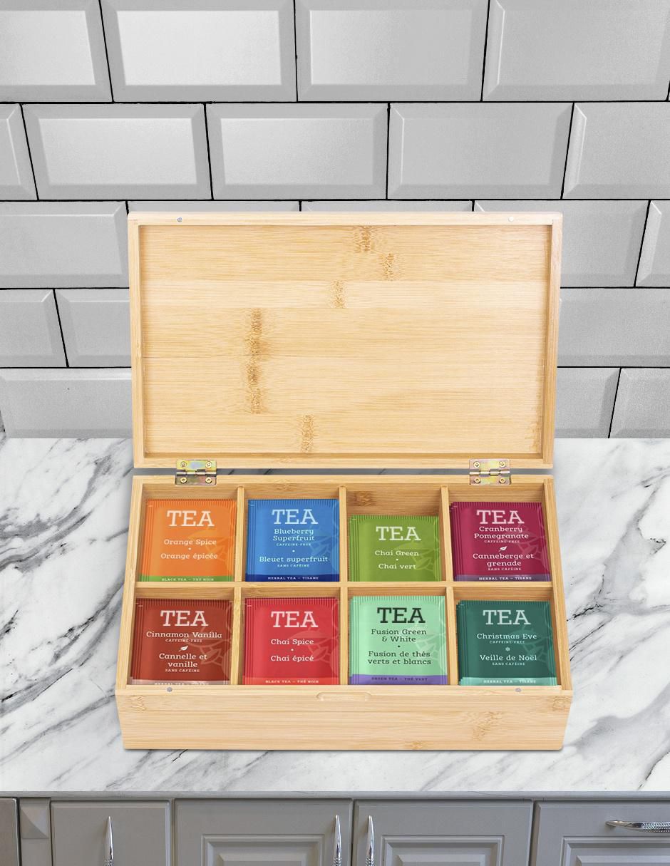Contenedor de té bambú 2