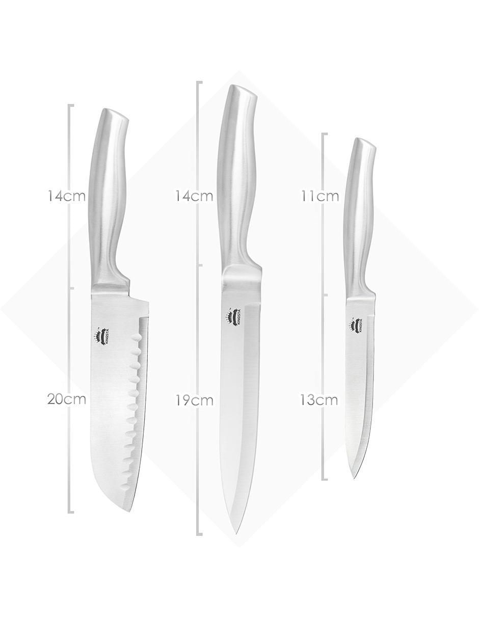 Set cuchillos multiusos 30 piezas