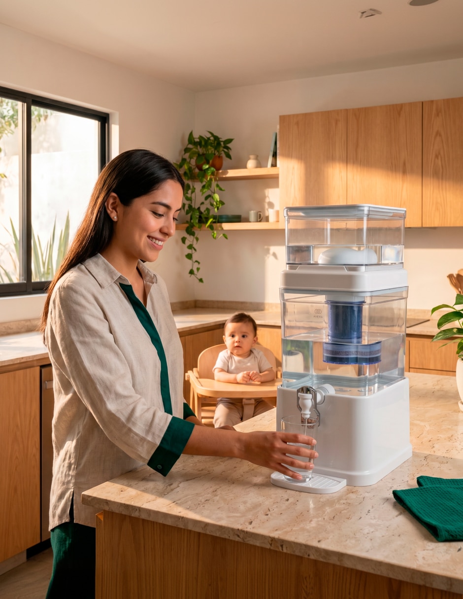 Purificador dispensador y filtro de agua PA 10 L 2