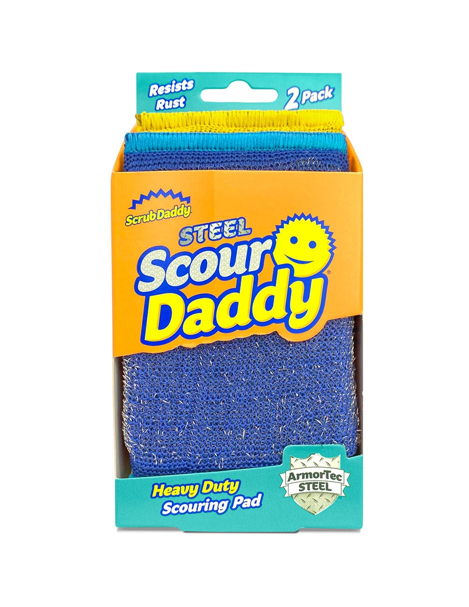 Esponja para hogar e interior Scour Daddy Steel 2 piezas 3