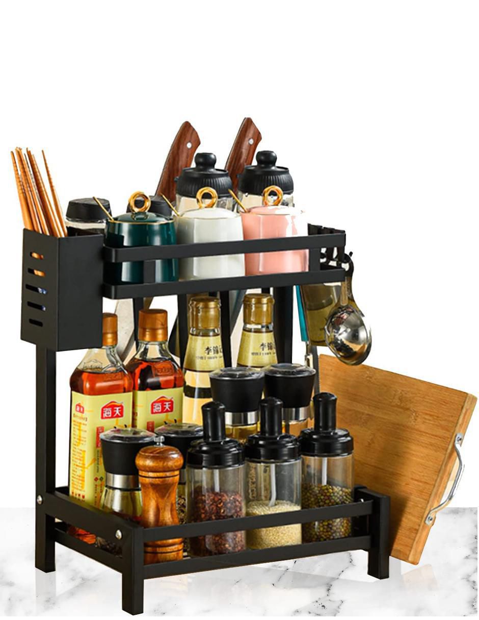 Estante de acero inoxidable Rack 2 niveles 2