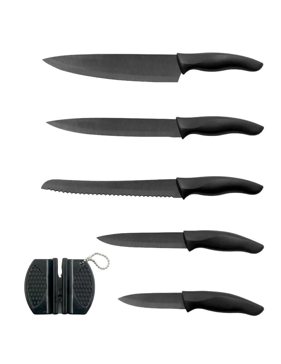 Set de cuchillos multiusos 6 piezas Set de cuchillos multiusos 6 piezas